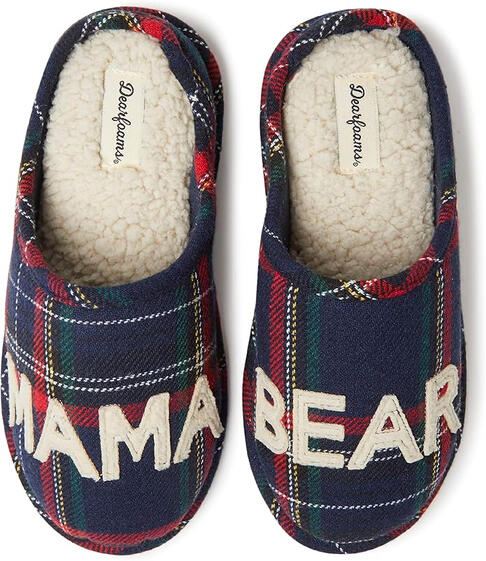 Dearfoams Women's Mama Bear Slippers Comfortable and warm slippers for the mama bear in your life.