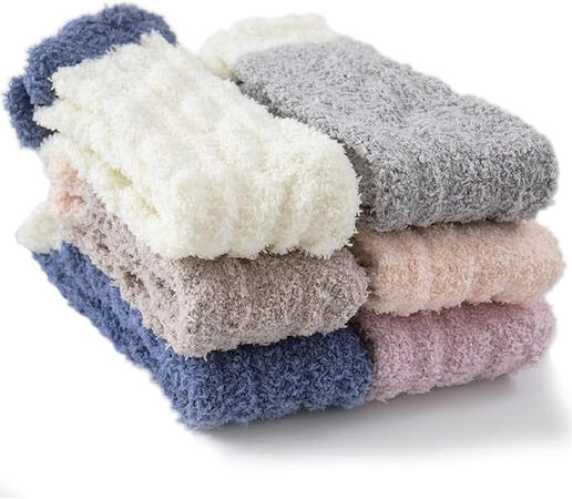 Keep your toes toasty with these plush socks. A six-pack ensures you're covered for every day of the week.